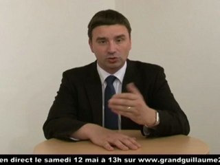 WEBTV en direct de Laurent Grandguillaume le 12 mai 2012 à 13h