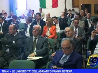 Trani | Le università dell'Adriatico fanno sistema