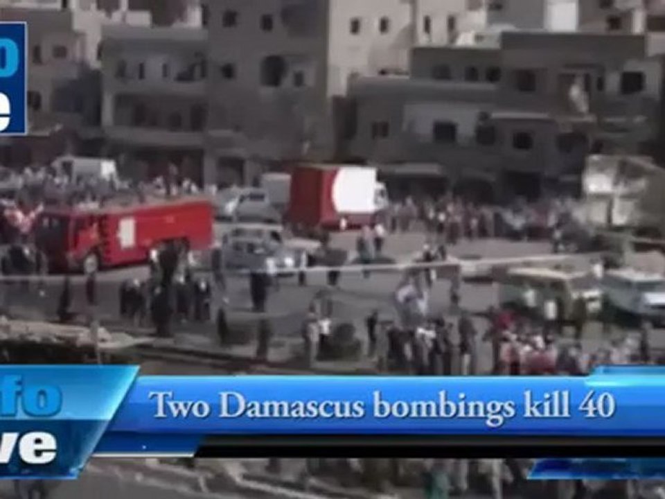 Two Damascus bombings kill 40