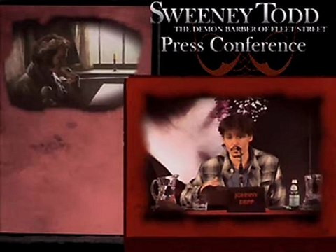 Sweeney Todd - Exclusive press conference report