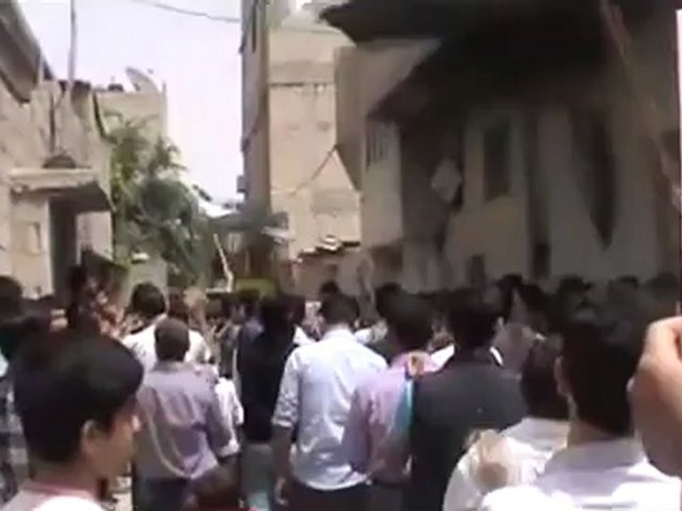 فري برس  ريف دمشق مدينة حمورية  مظاهرة حاشدة  11 5 2012ج5 Damascus