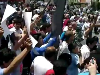 فري برس مظاهرة بيروت دعما للثورة السورية جمعة نصر من الله11 5 2012 Libanon