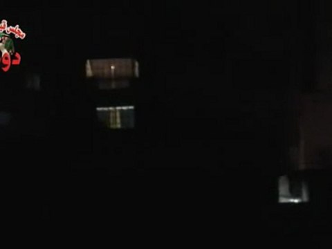 فري برس ريف دمشق دوما اصوات قصف المدينة بالمدفعية صباح 12 5 2012 Damascus