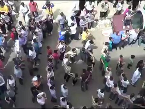 فري برس حمص الملعب البلدي جمعة نصر من الله وفتح قريب رائعة 11 5 2012 Homs