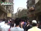 فري برس ريف دمشق زملكا مظاهرة حاشدة جمعة نصر من الله وفتح قريب 11 5 2012  ج2 Damascus
