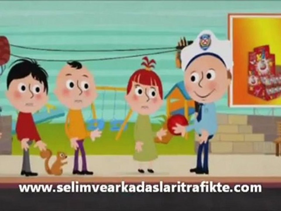 SELİM VE ARKADAŞLARI TRAFİKTE ANİMASYON ÇİZGİ FİLMİ