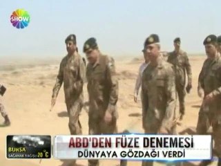 ABD'de füze denemesi- 11 mayıs 2012