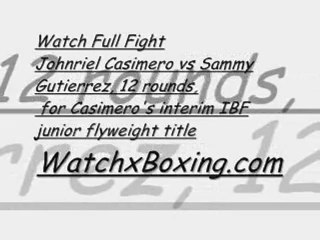 Sammy vs Johnriel Live Boxing Match