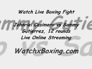 Live Boxing Fight Sammy vs Johnriel On 13 May 2012