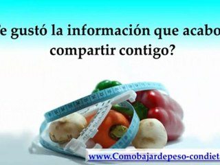 Como bajar de peso sin rebote