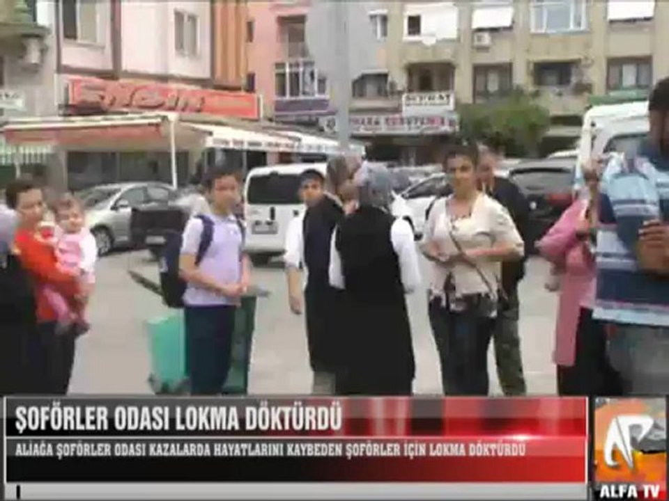 Aliağa Şoförler Odası Lokma Döktürdü
