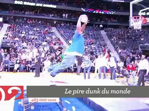 Top 5 : le pire dunk du monde, 60 000 dominos et l'incroyable talent d'un chien