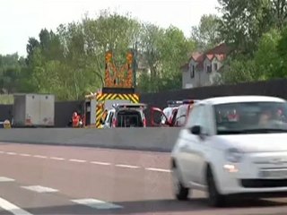 Collision entre une moto et une voiture (Troyes)