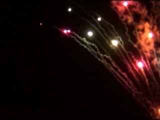 Feu d'artifice de cloture du Bol d'or de Gégé