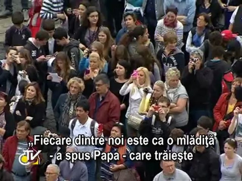 Benedict al XVI-lea: Cristos este adevărata limfă a vieţii