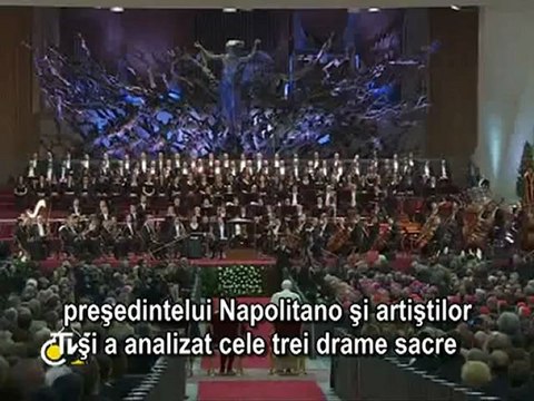 Benedict al XVI-lea: Concert cu ocazia celor 7 ani de pontificat