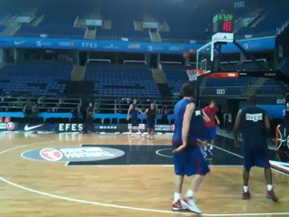 Προπόνηση Μπαρτσελόνα στο "Σινάν Ερντέμ"