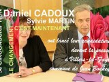 Daniel CADOUX et Sylvie MARTIN ont présenté  leur candidature sur la 5e circonscription