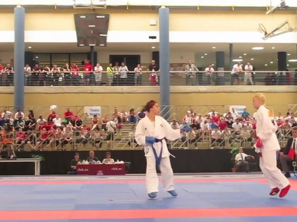 Ch. Europe Karaté 2012 - La finale de Lolita Dona