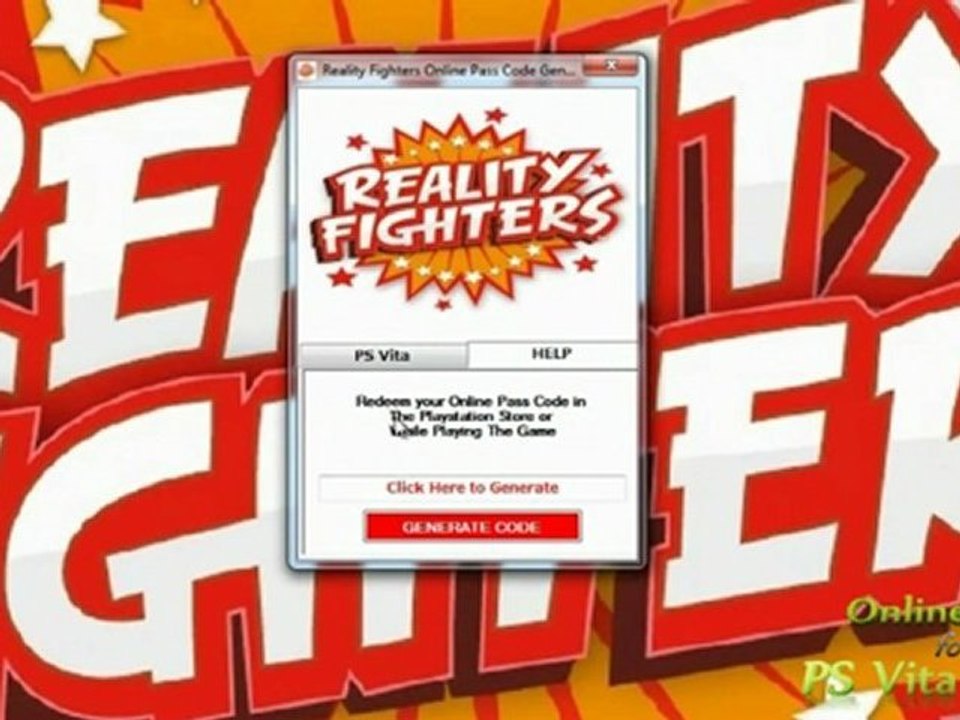 Free Online Pass Reality Fighters [PS Vita]