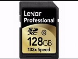 Lexar Media 128 GB SDXC Flash Memory Card LSD128CRBNA133