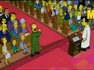 The Simpsons Movie - Clip - Lovejoy and Flanders in church