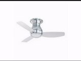 Emerson CF144CRM Curva Sky Indoor/Outdoor Ceiling Fan Chrome Finish All-Weather Brushed Steel Blades