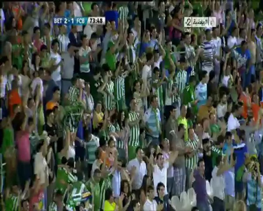 الهدف الثاني لبيتيس أمام برشلونة