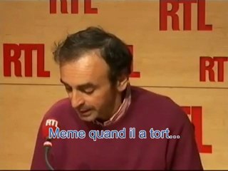 Zemmour désavoué par l'élection de Hollande