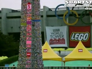 Largest LEGO Tower Built in Korea LEGO's 80th Birthday Celebration
