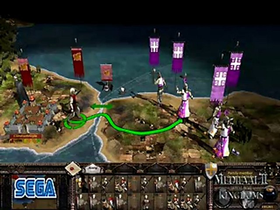 Medieval II: Total War Kingdoms - Medieval Total War II Kingdoms - Crusades Gameplay