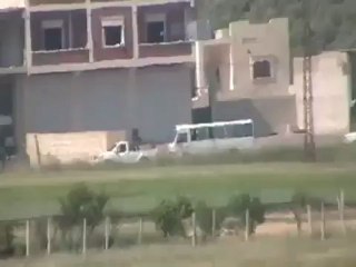Syria فري برس حلب الأتارب  انتشار الأمن على مداخل المدينة 12 5 2012 Aleppo