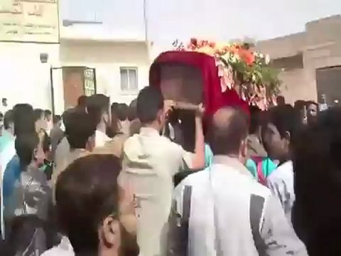 Syria فري برس حلب مدينة الباب عرس الشهيد وائل الكادري12 5 2012 Aleppo