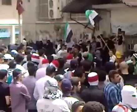 Syria فري برس ريف دمشق التل جمعة نصر من الله وفتح قريب لن نركع 11 5 2012 Damascus