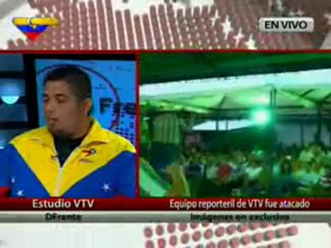 (VÍDEO) D Frente: Entrevista a equipo reporteril de VTV agredido por comando de Radonski