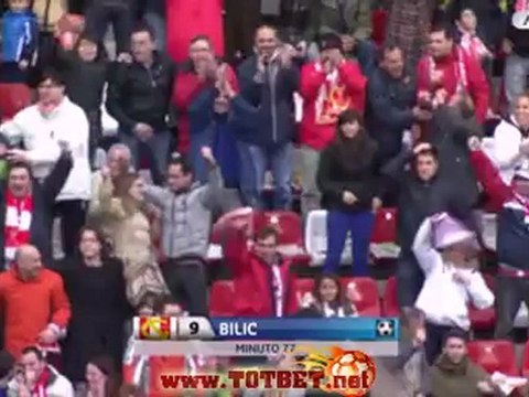 Спортинг Х - Райо Вальекано (2-1) 21.04.2012