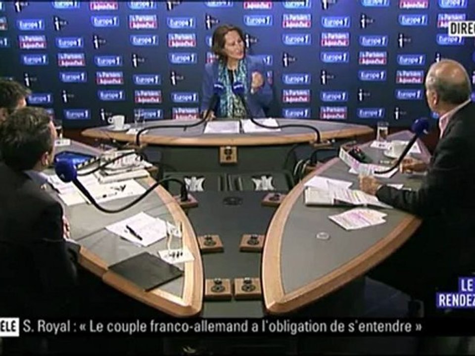 Ségolène Royal était l'invitée du Grand Rendez-vous Europe1, ITélé et Le Parisien -