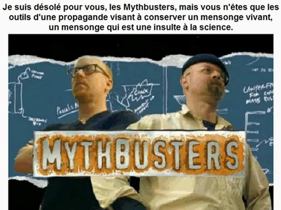 La triche des Mythbusters
