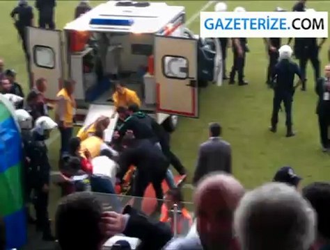 Çaykur Rizespor Akhisarspor maç sonu olay çıktı