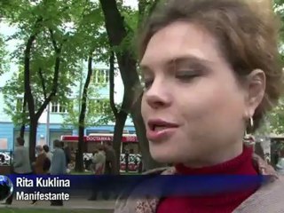 Manifestação contra Putin em Moscou