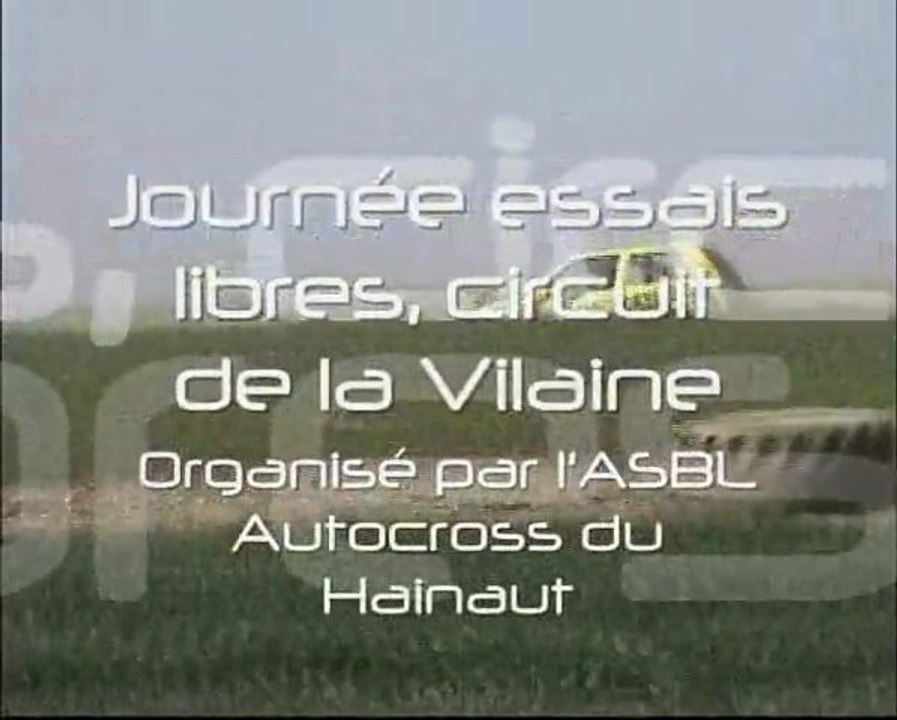 ESSAIS AUTOCROSS THIEMBRONNE ASBL