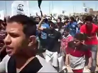 مسيرة ضد المحاكمات العسكرية بالسويس