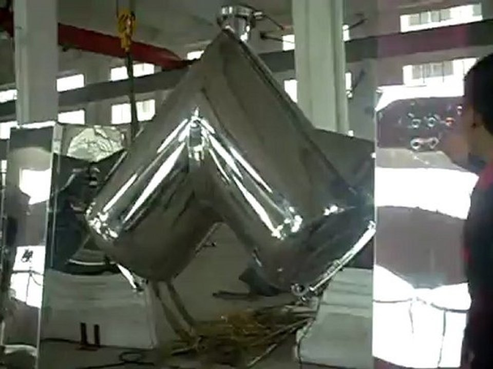 Máy trộn bột V, máy trộn bột thực phẩm, máy trộn bột dược phẩm