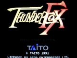 First Level - Test - Thunder Fox - Sega Genesis / Megadrive