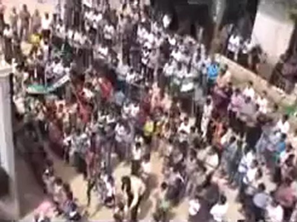 Syria فري برس ادلب سهل الروج قرية كنيسة بني عز  مظاهرة صباحية نصرةً للمدن المنكوبةكندة كفرعويد قوقفين في ادلب ولكل المدن المحاصرة الأحد 13 5 2012 Id