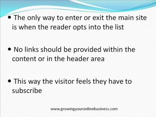 How To Use A Squeeze Page To Build More Business