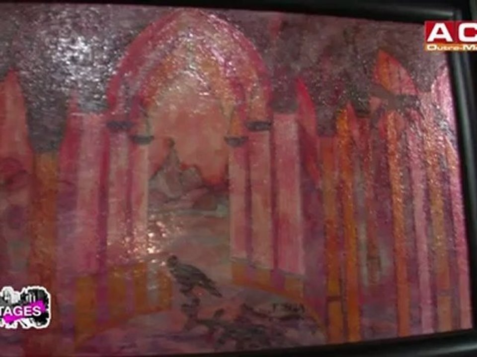 Reportage avec Francis Mbella, artiste peintre