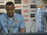 ManCity - La gioia di Kompany e Mancini