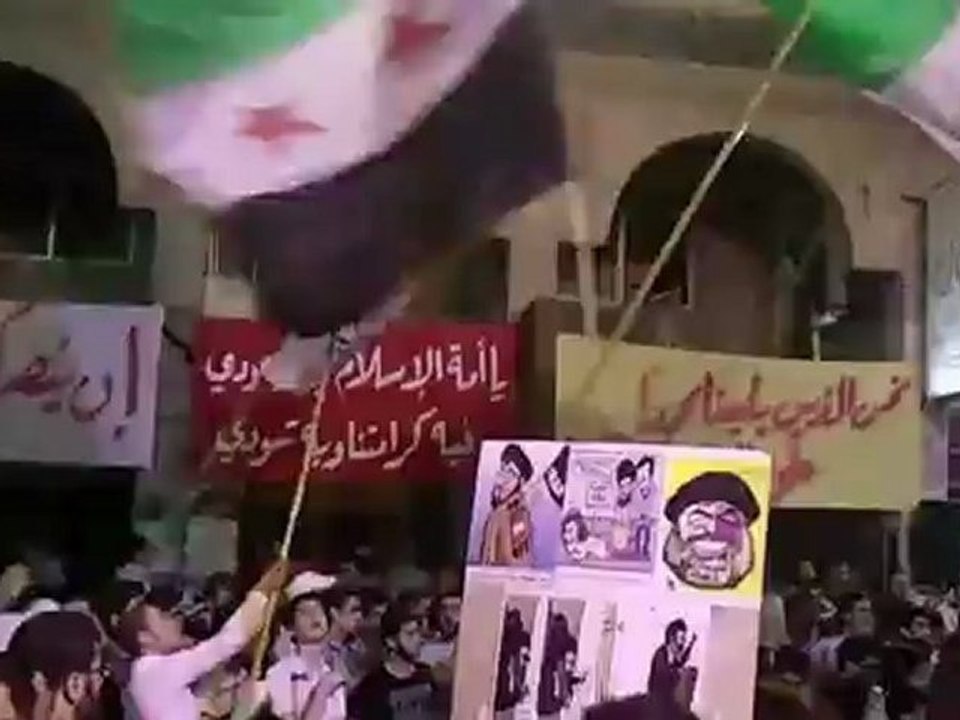 Syrie: manifestation dans la banlieue de Damas