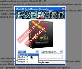 How to get UltraEdit 18 and lower Serial Number by Everg0n